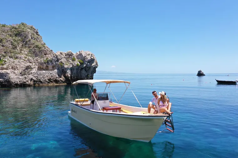Boat Trip Along the Coast — Taormina